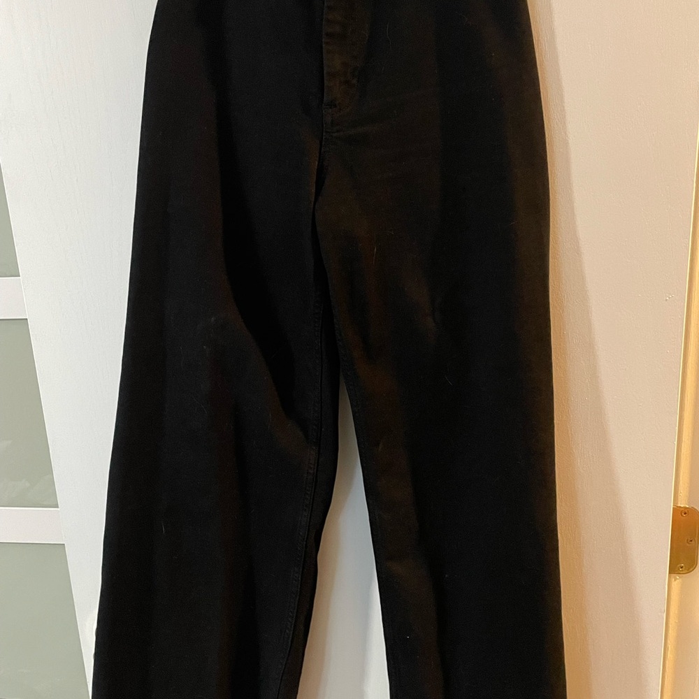 Zara Women’s High Waisted Wide Leg Cropped Pants